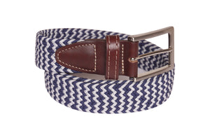 Midnight Harbor Braided Elastic Belt