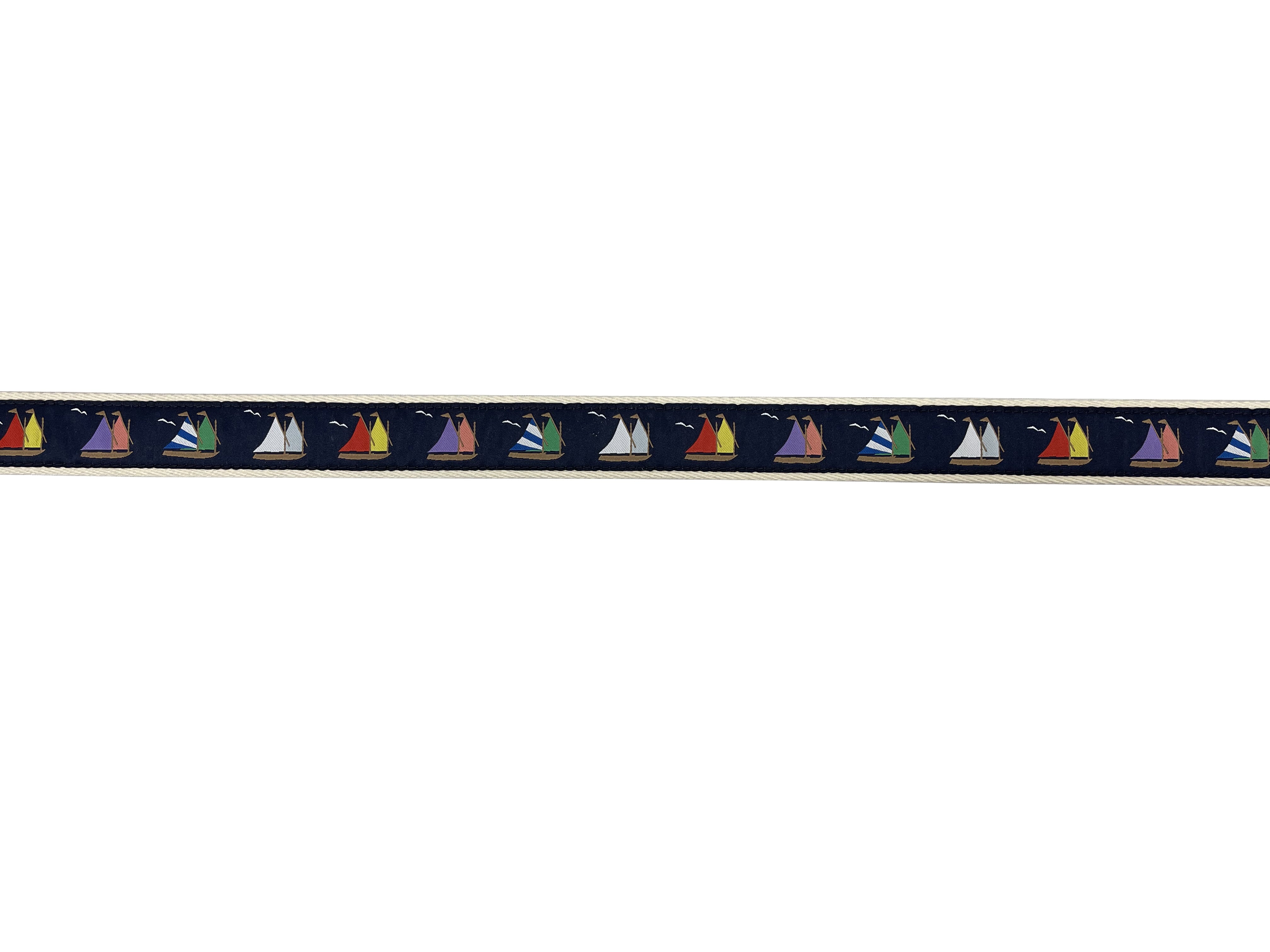 Sailboats Ribbon Belt