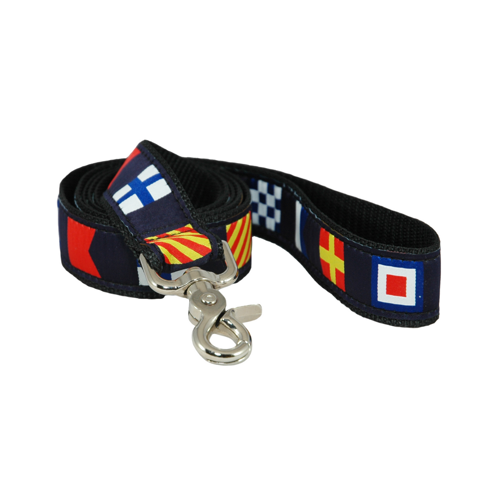 Code Flags Ribbon Dog Leash