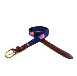 American Flag Ribbon Belt YRI Belts